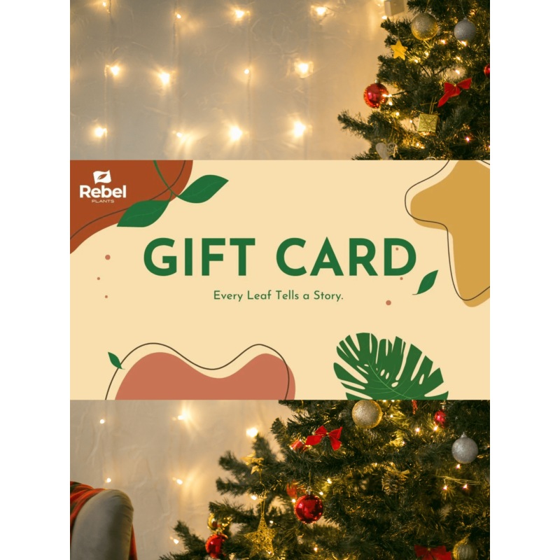 Rebel Plants Gift Cards|10.00|25.00|50.00|100.00