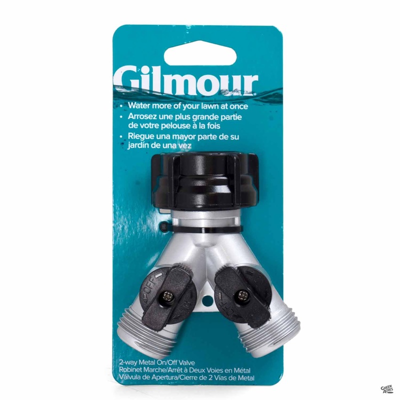 Gilmour Y Zinc Dual Shut-Off|Y Dual Shutoff|Y Dual Shutoff [v::tx]