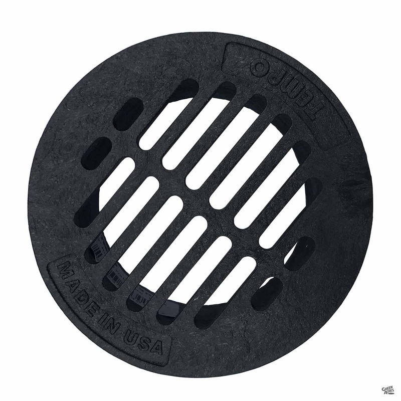 3 Black Round Grate|3″
