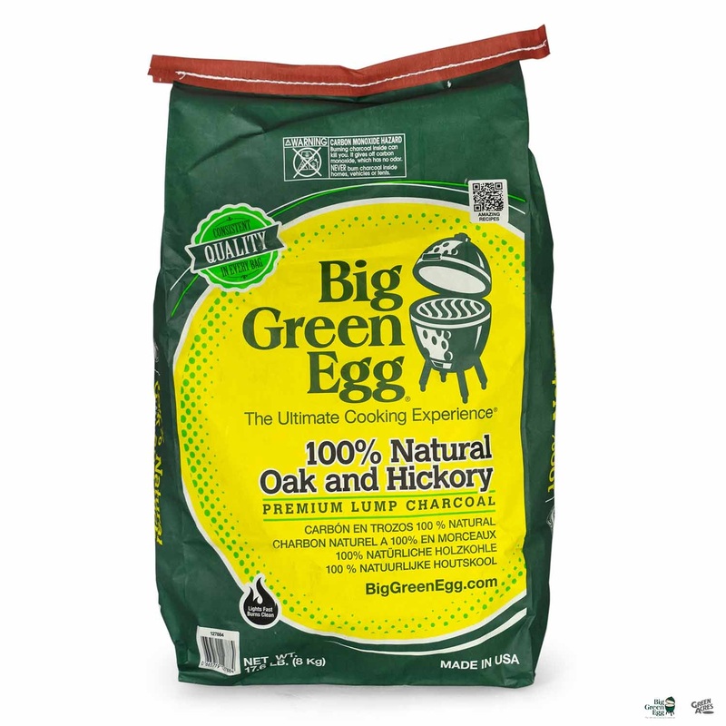 Big Green Egg 100% Natural Oak & Hickory Lump Charcoal 17.5 lb