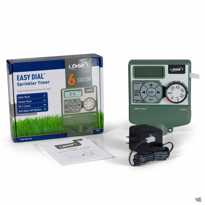 Orbit 6-Station Indoor Easy Dial Timer