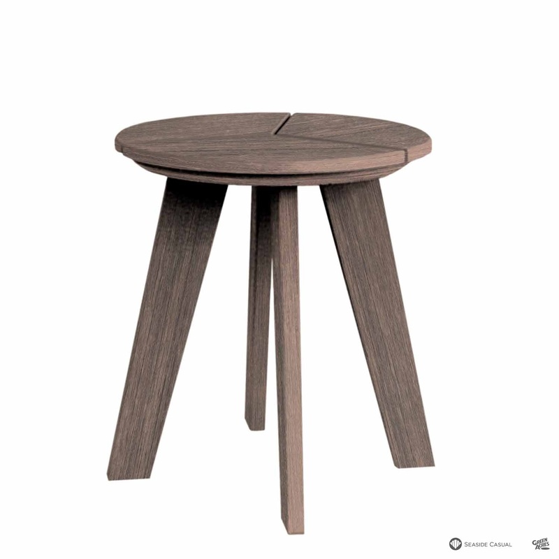 DEX Round Side Table|Heathered Smoke|Heathered Smoke [v::tx]