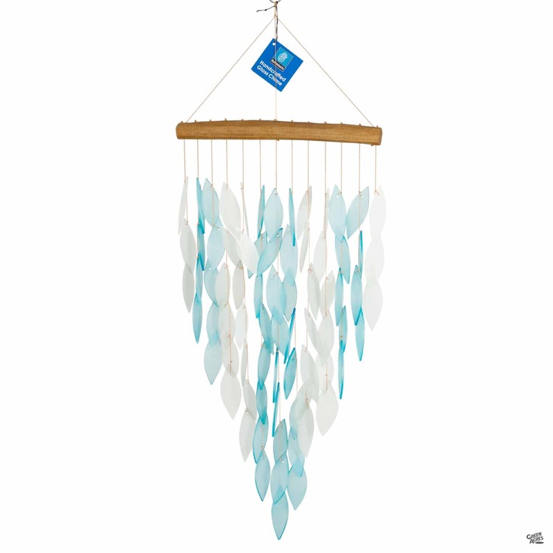 Blue Waterfall Driftwood Wind Chime