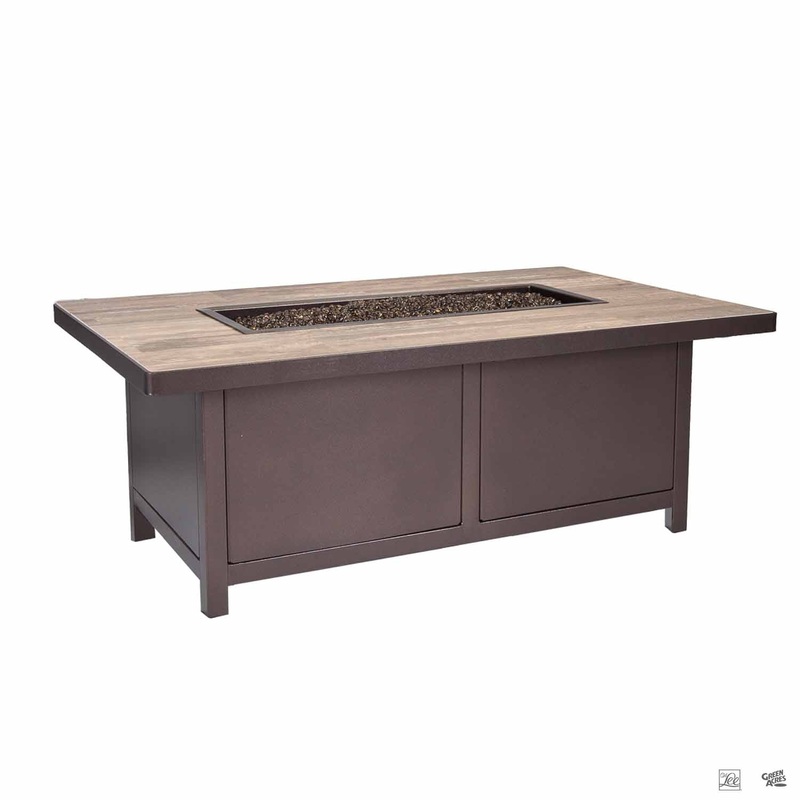 Capri Rectangular Fire Pit|50″ x 30″ x 25″