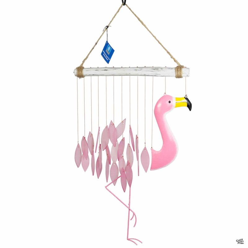 Flamingo Glass Wind Chime|Flamingo