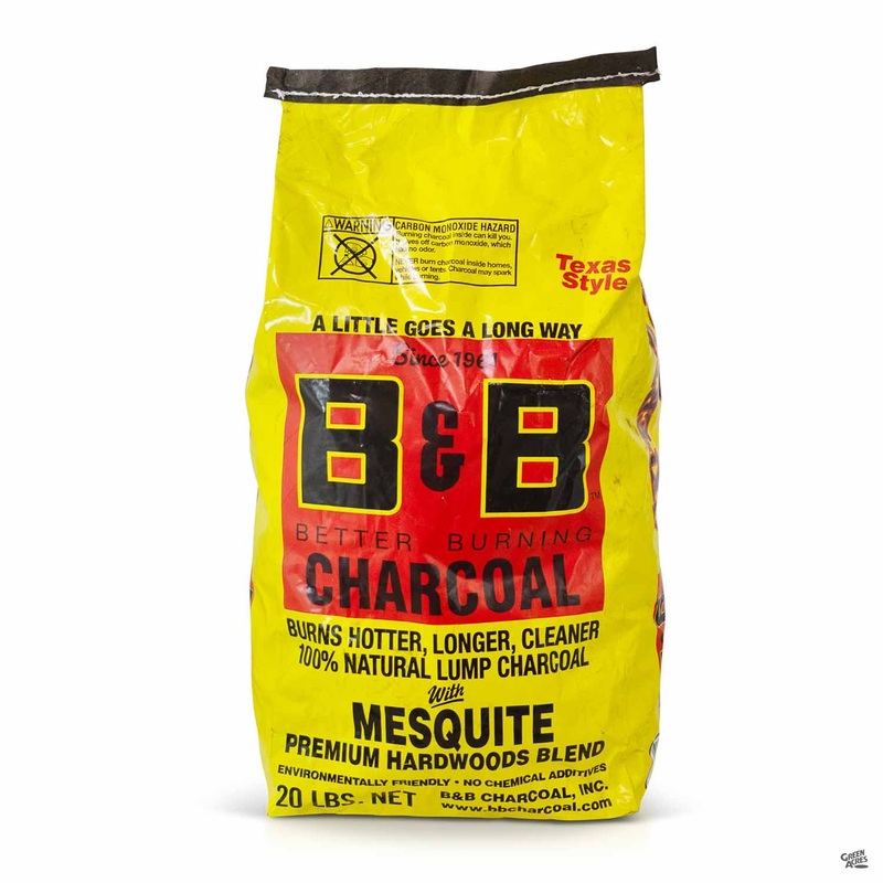 B&B Mesquite Lump Charcoal 20 lb