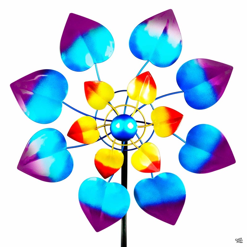 Begonia Wind Spinner|48″
