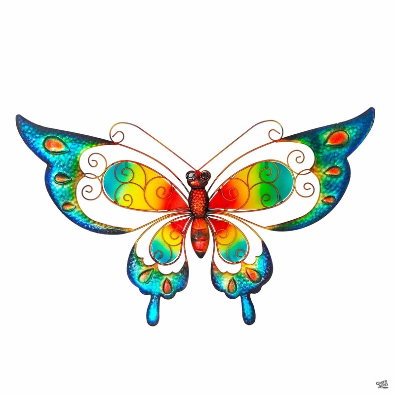 Blue Butterfly Wall Decor|29″ x 17.5″|29″ x 17.5″ [v::tx]