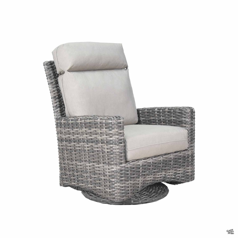Ventura Swivel Glider|Canola Seed and Dove|Roasted Pecan and Ostrich