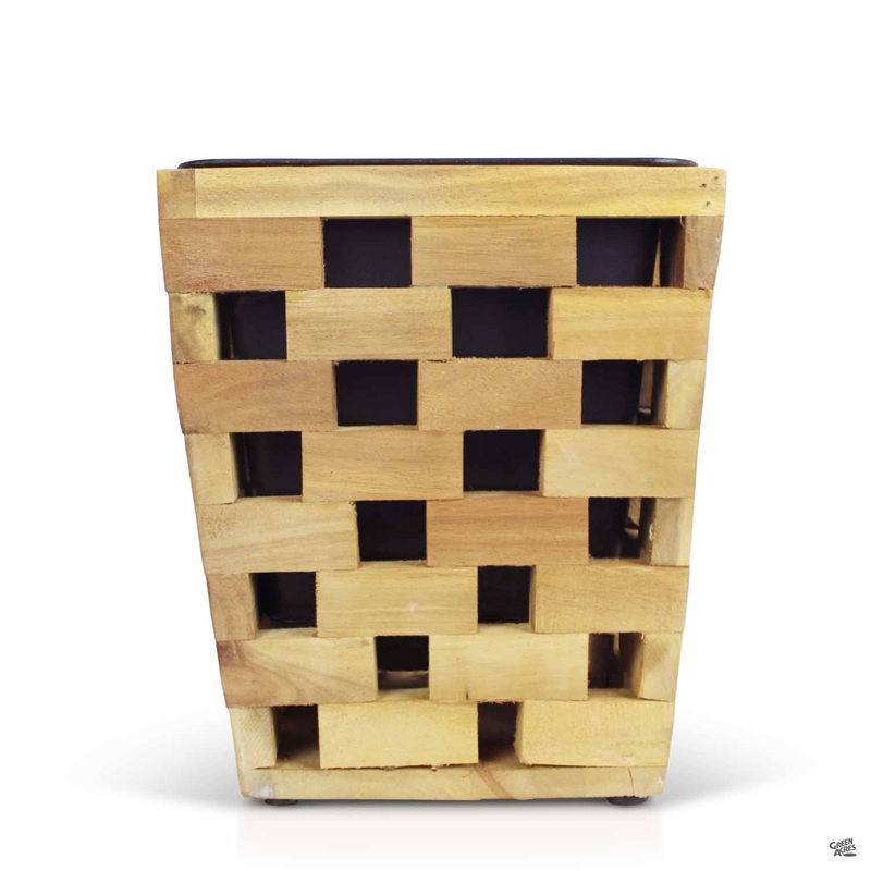 Recycled Wood Planter|8.5″ x 9.75″ [v::tx]|12.2″ x 12.2″ [v::tx]|16.1″ x 16.5″ [v::tx]