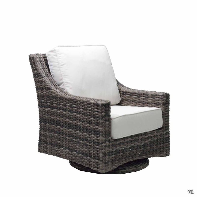San Marino Swivel Glider|Canola Seed and Dove [v::tx]|Roasted Pecan and Ostrich [v::tx]