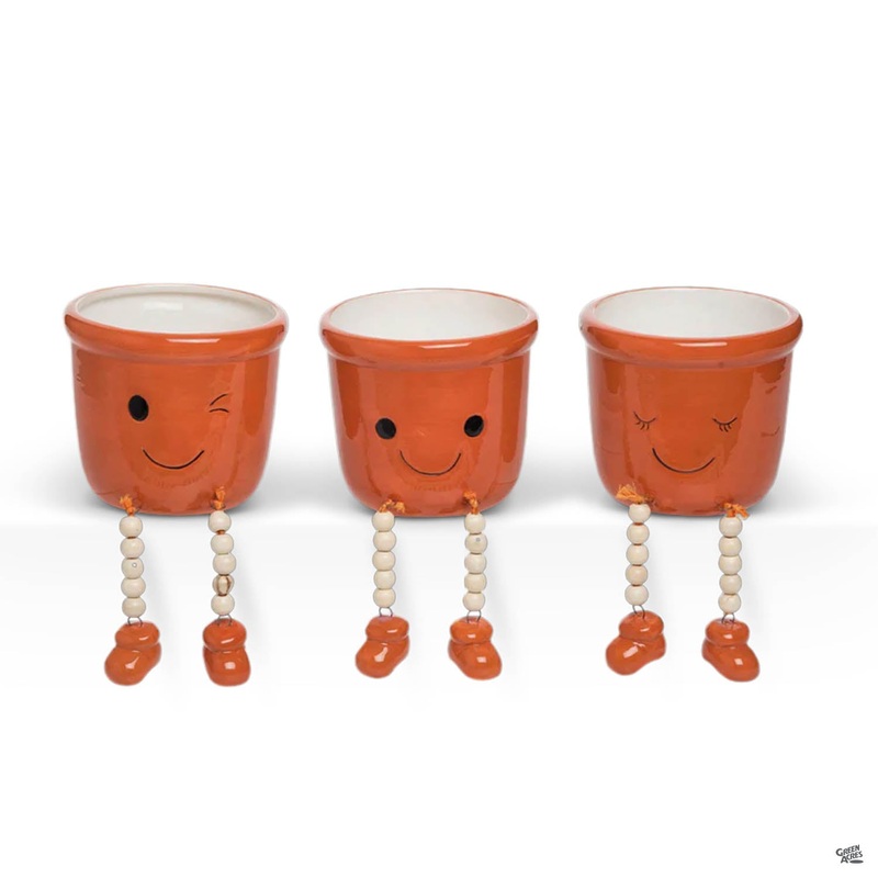 Happy Shelf Sitter Pots|4″ x 3.75″|each