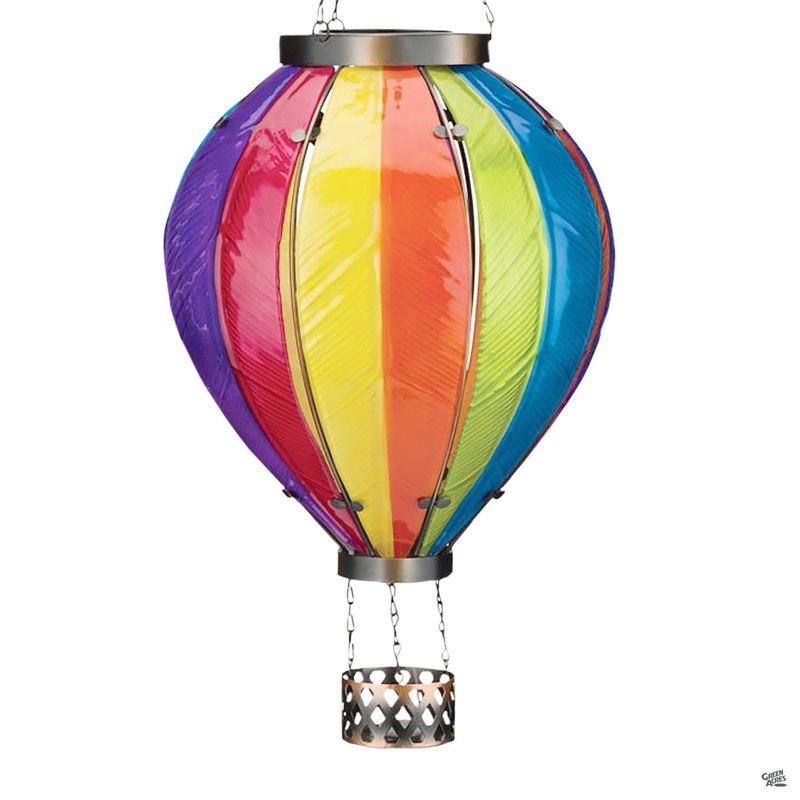 Solar Hot Air Balloon Glass Rainbow