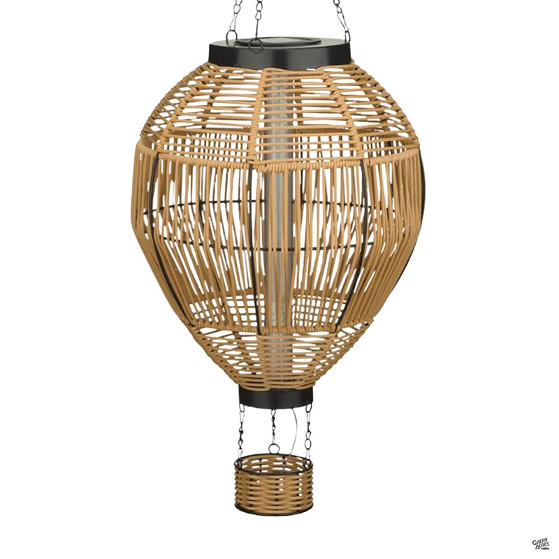 Solar Hot Air Balloon Wicker|23.5″ Tall|23.5″ Tall [v::tx]