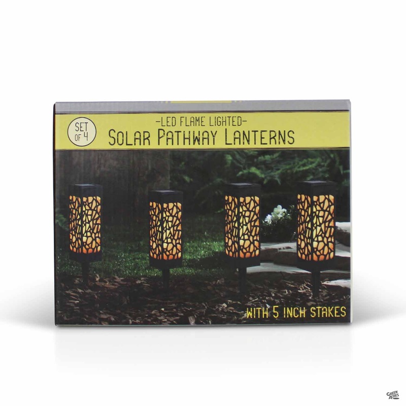 Solar Stake Lantern|Set of Four [v::tx]