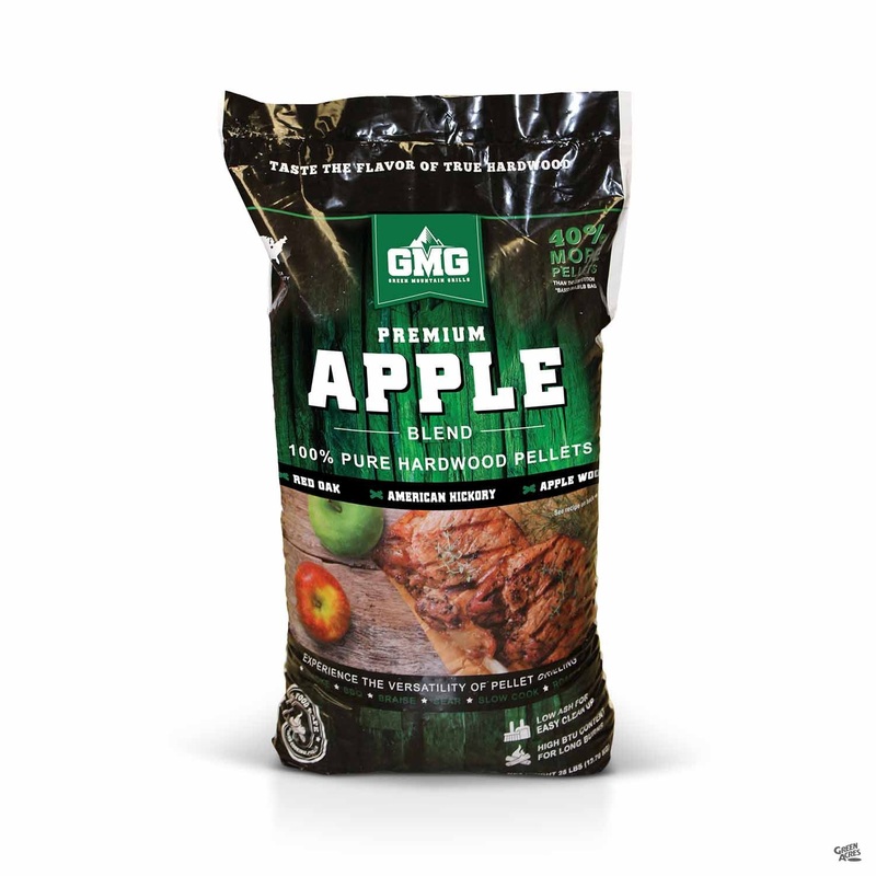 GMG Premium Apple Hardwood Pellets 28 lb