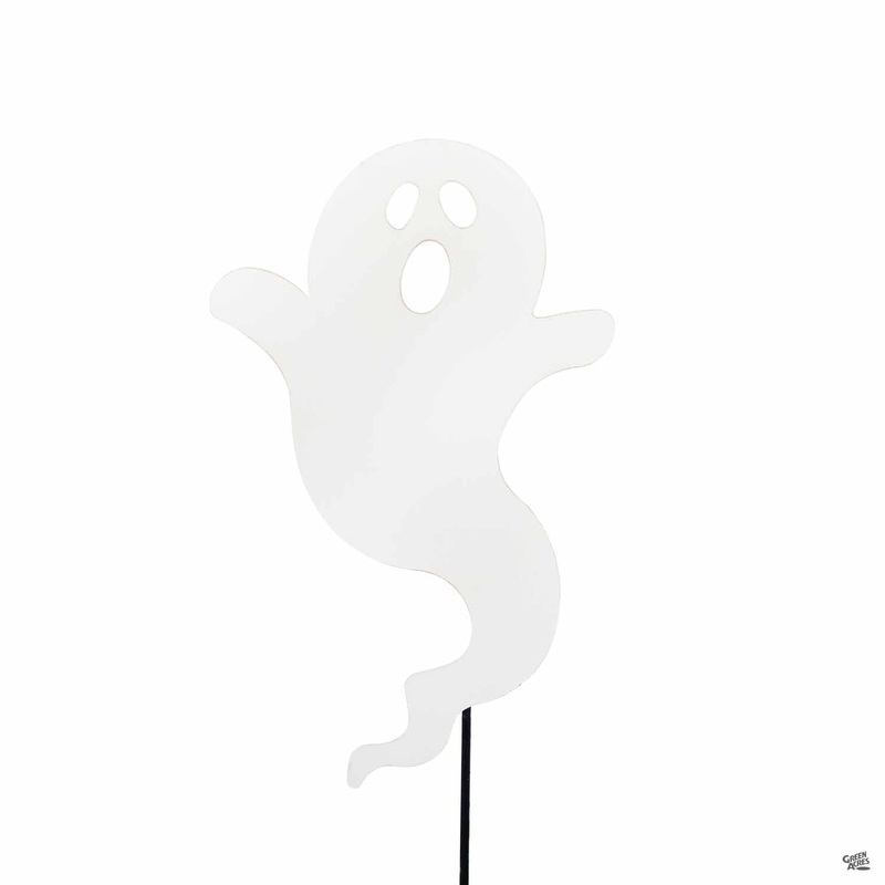 Metal Ghost Garden Stake|each