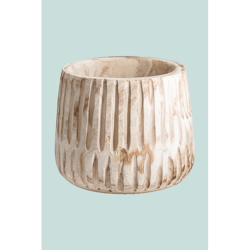 Paulownia Wood Planter – Fits Medium Plants