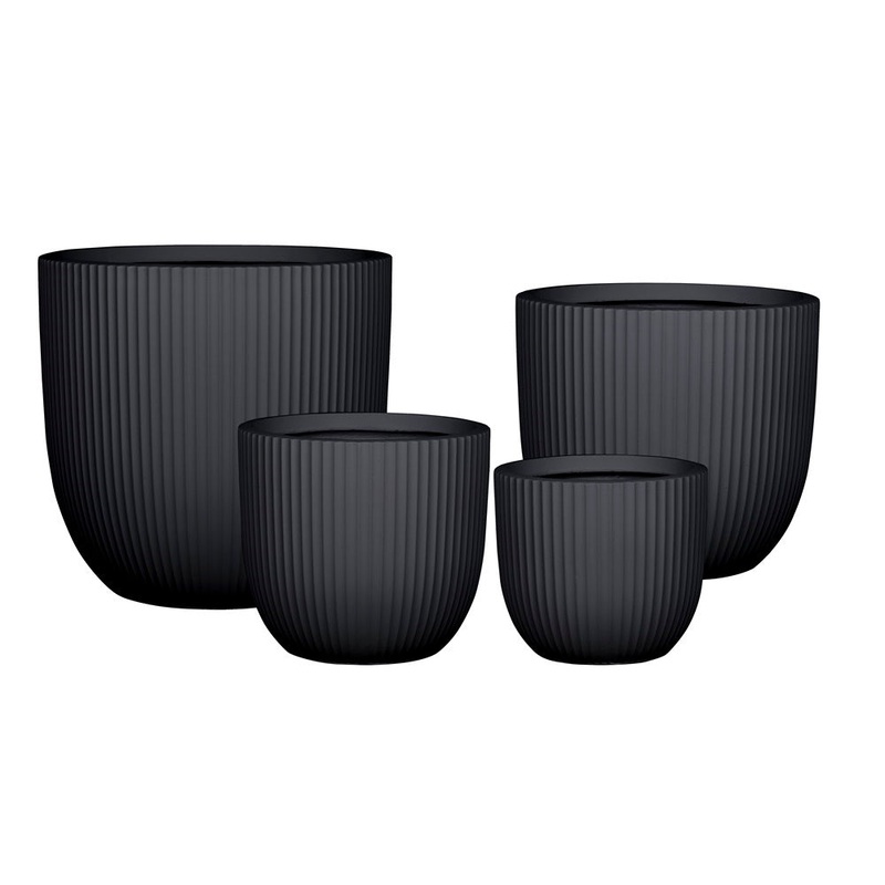 Milano – Retro Ribbed – Egg Pot – 4 Sizes – 1 Colour