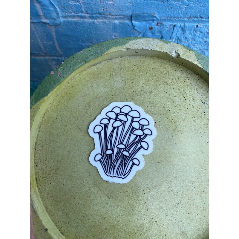 Mushroom sticker