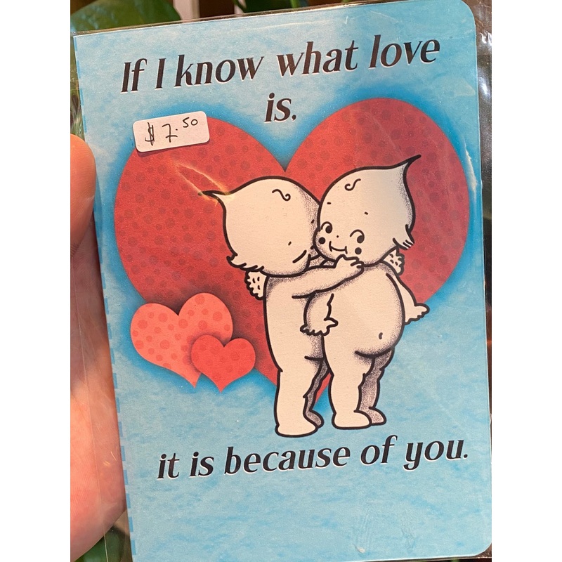 ‘I know what Love is’ card