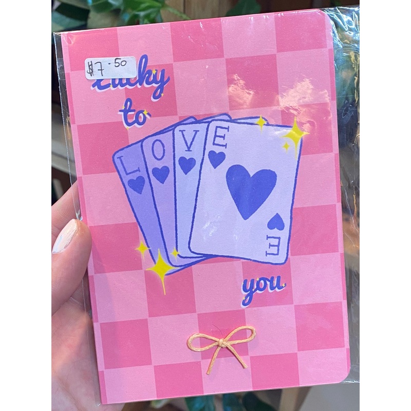 Lucky to Love You card