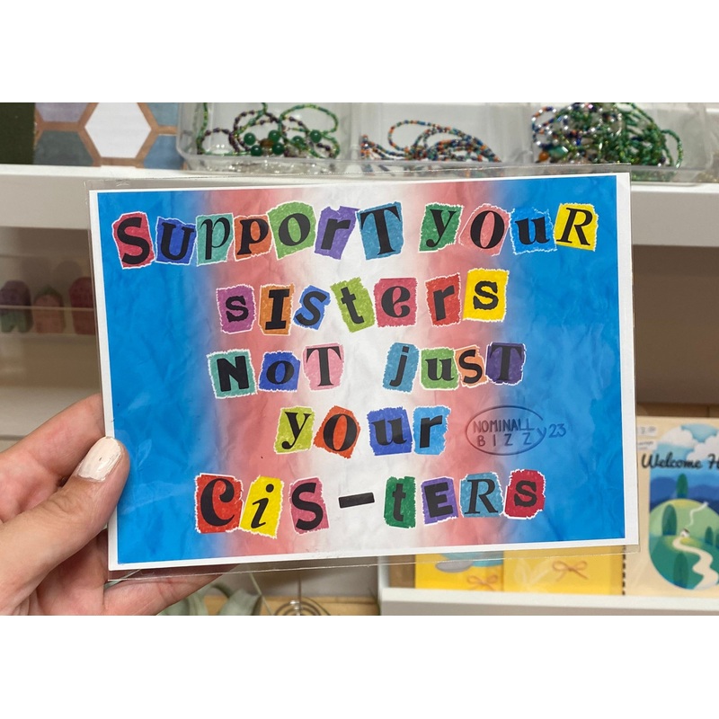 Support Your Sisters 5x7Art Print