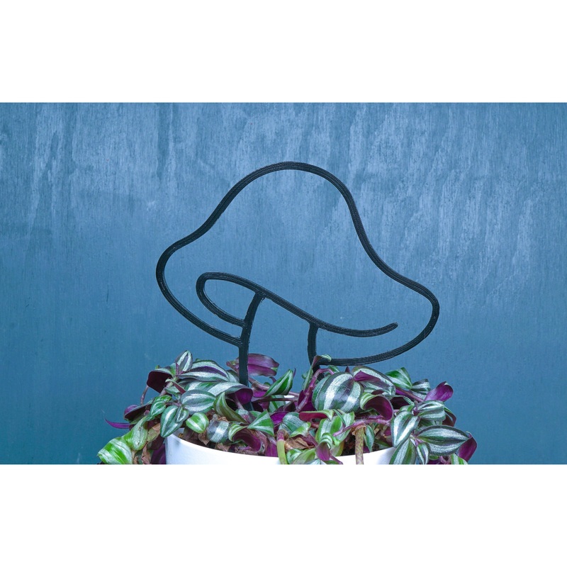 Mushroom Trellis|Green|Gold|Terracotta|Mustard