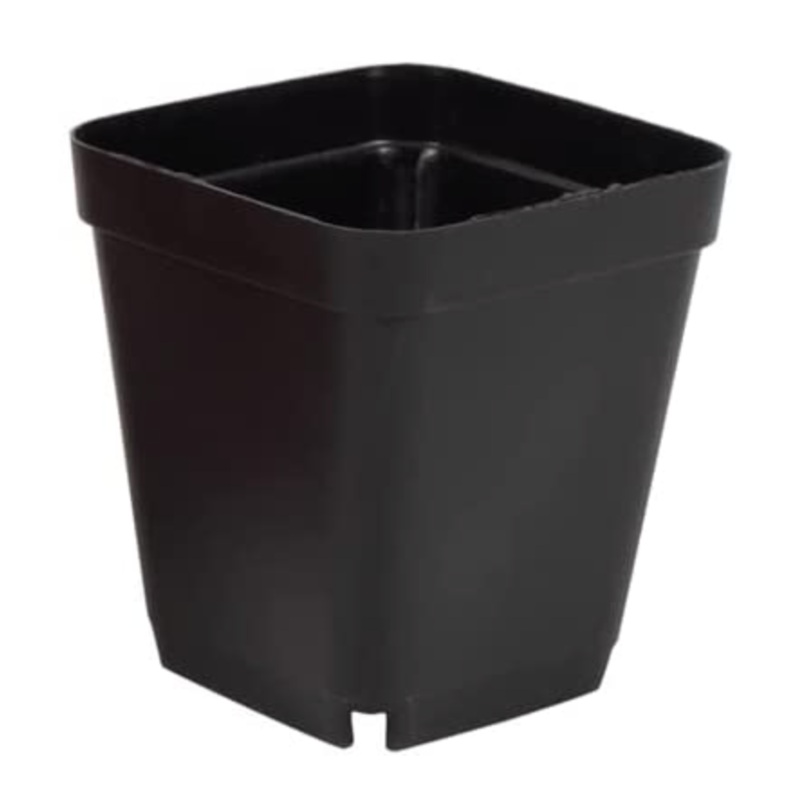 3′ Pot – Square Black