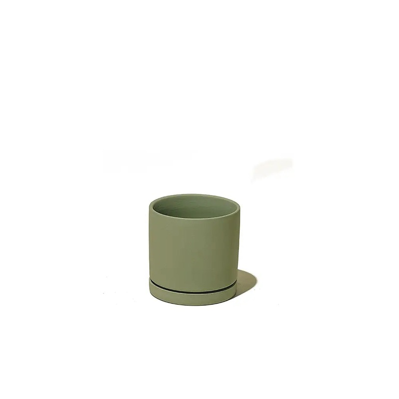 Dojo Pot & Saucer – Olive|3.5″