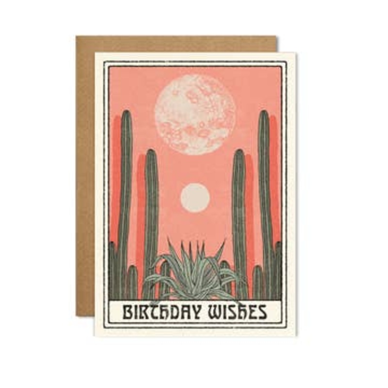Birthday Wishes Cacti Card