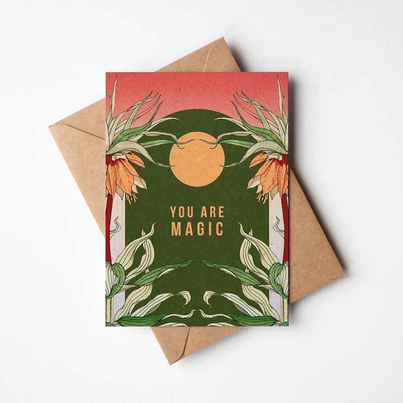 You Are Magic Greetings Card