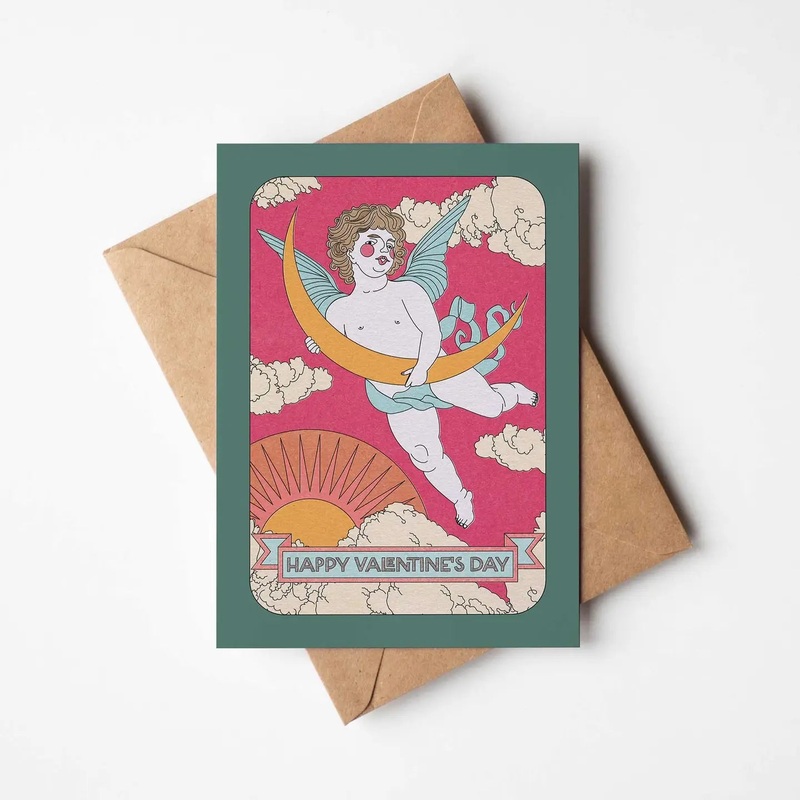 Cupid Celestial A6 Valentine’s Day Card | Fully Recycled