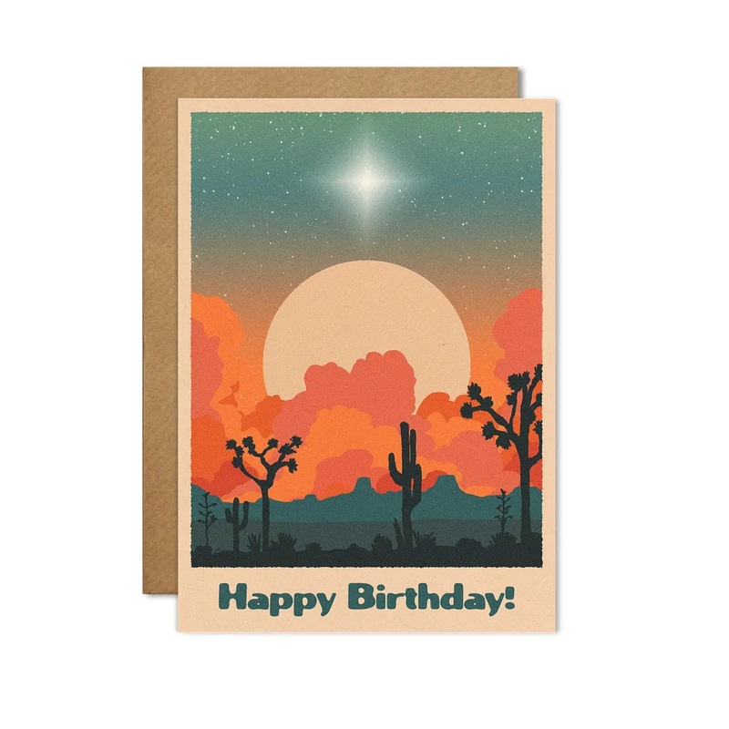 Happy Birthday ‘Sunset’ Card