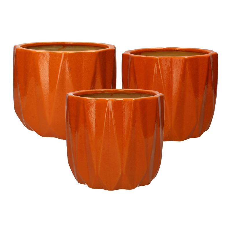 Luke orange pot|Small|Medium|Large