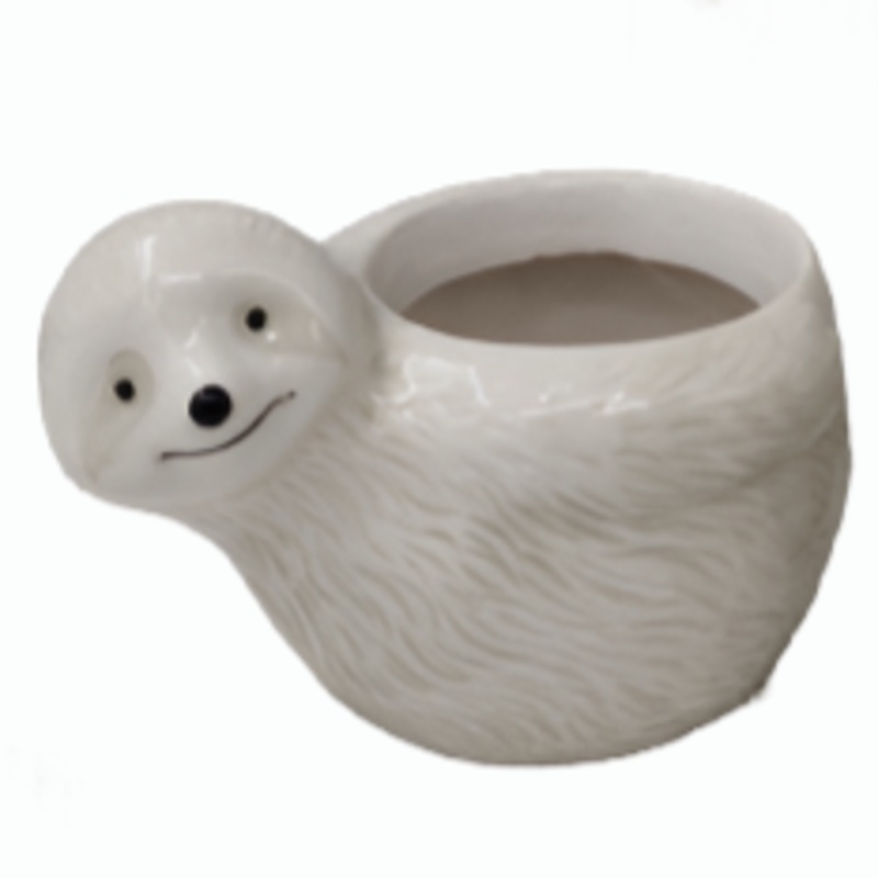Mini Sloth Ceramic Pot