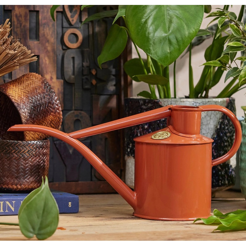 Haws Fazeley Flow Terracotta Orange Watering Can – Two Pint