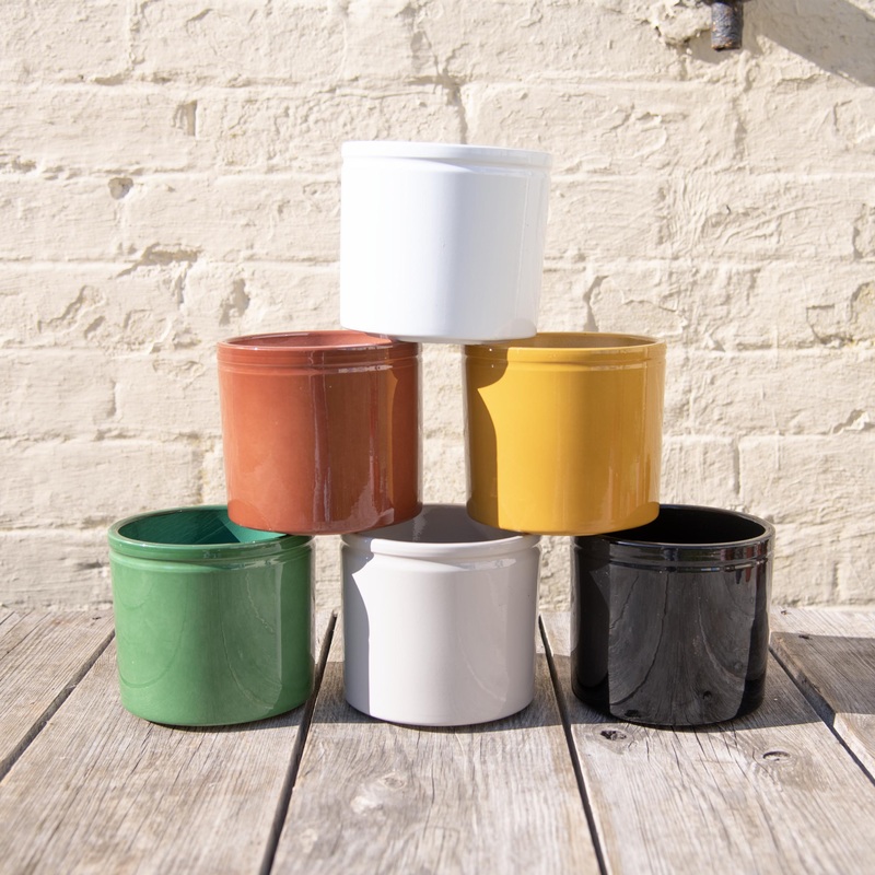 Lucca Plant Pot 13.5 x 12.5cm (6 colours)