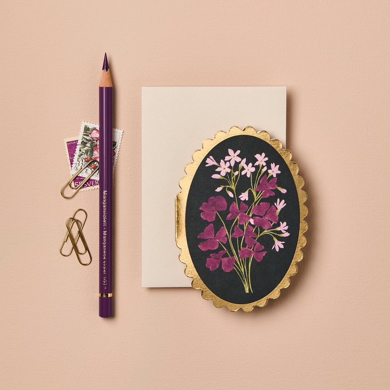 Oxalis Botanical Mini Card