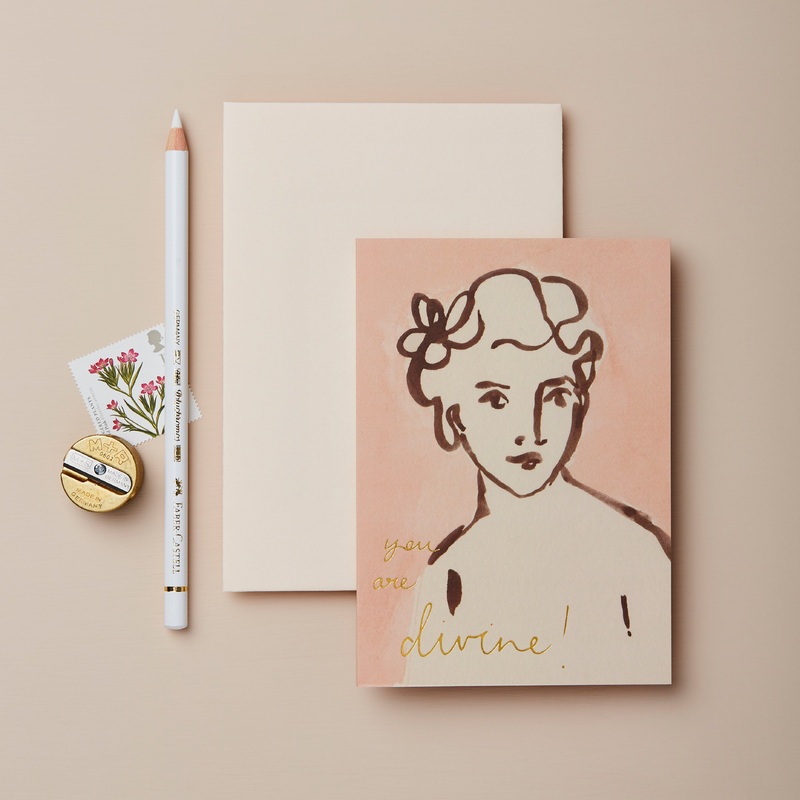 You Are Divine Greetings Card