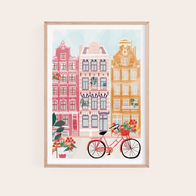 Amsterdam City Print|A3