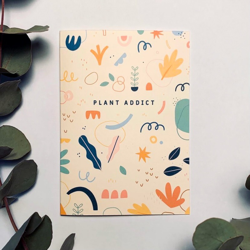 Plant Addict Greetings Card