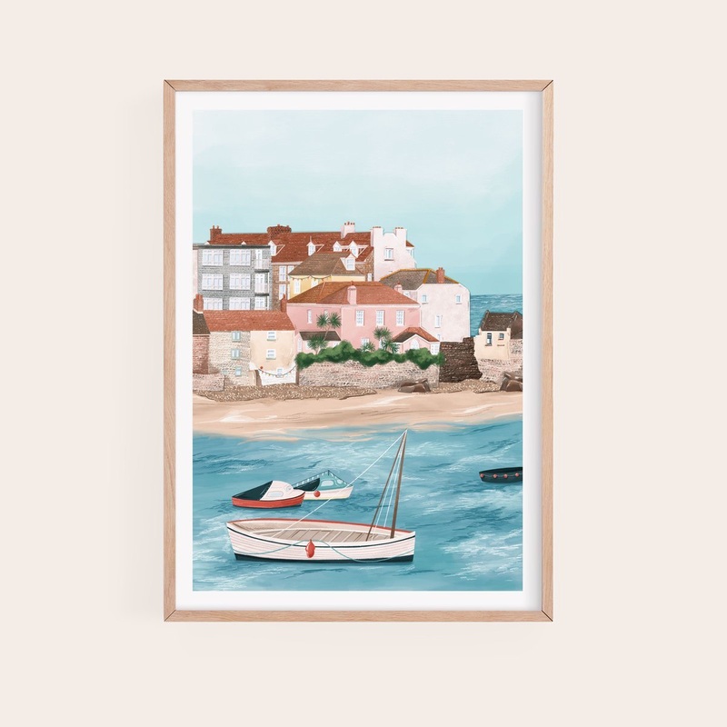 St Ives Print|A3