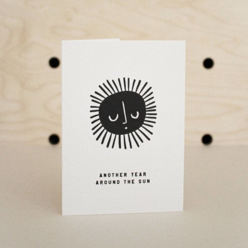 ‘Another Year Around The Sun’ Greetings Card