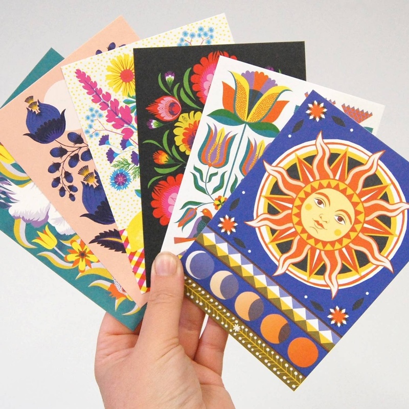 Folk Garden – Postcard Pack