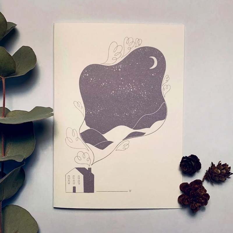 ‘Home’ Greetings Card