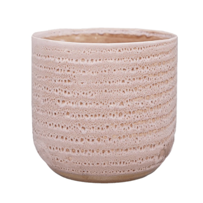 Morganite Reactive Glaze Planter