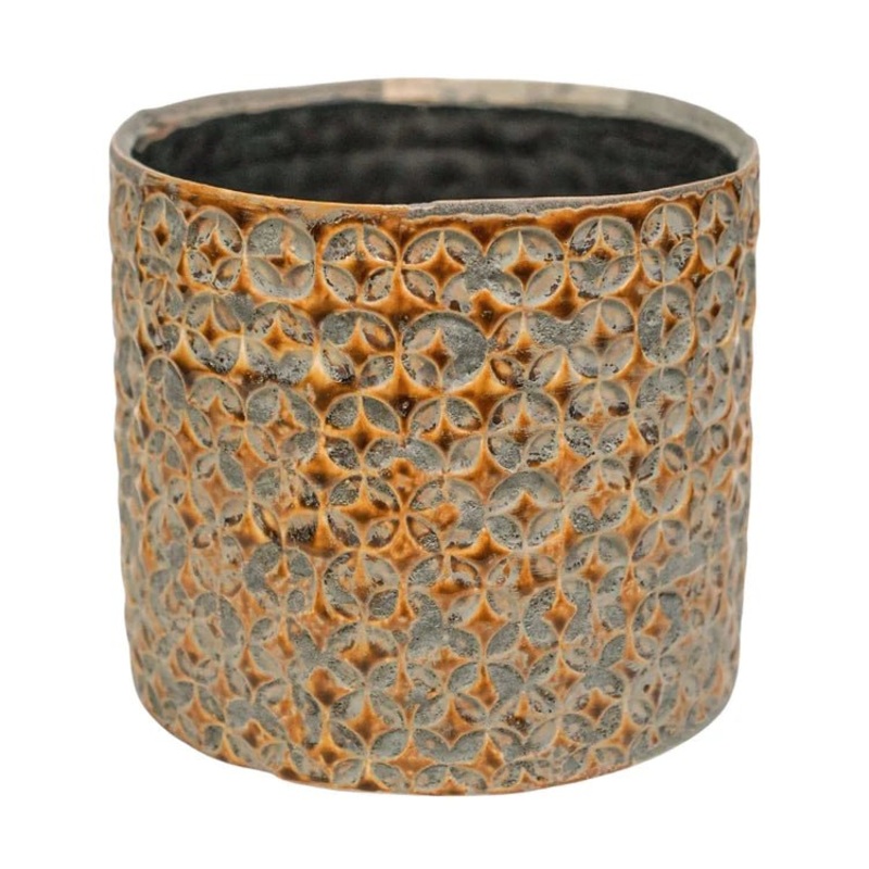 Terni Planter in Mustard Yellow
