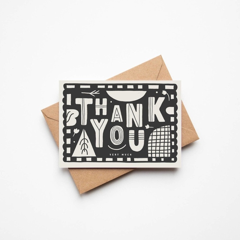 ‘Thank You Very Much’ Greetings Card