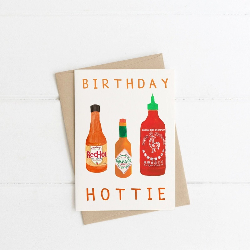 Birthday Hottie Greetings Card